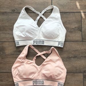 Puma 2 Pack Medium Impact Seamless Sports Bra